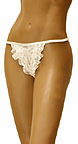 Burnout Satin Hip Hugger Thong w/Lace (B16)