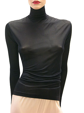 Silk Knit Turtleneck (L60)