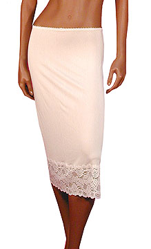 Silk Knit w/Lace Maxi Half Slip (28