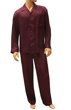 Sandwashed Silk Paisley Pajama Set (M415J)