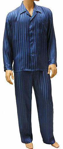 Silk Stripe Jacquard PJ Set (M415JS)