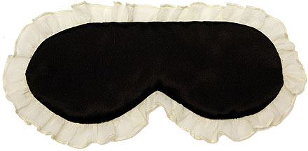 Silk Satin Sleep Mask with Ruffles (SB82G)