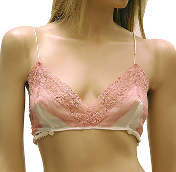 Nouveau Retro Stretch Silk Satin Bralette (SD41)