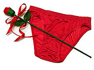 Men's Silk Knit Long Stemmed Brief Rose (Mini Brief) (SM10)