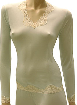 Long John Top With Lace (U1L)